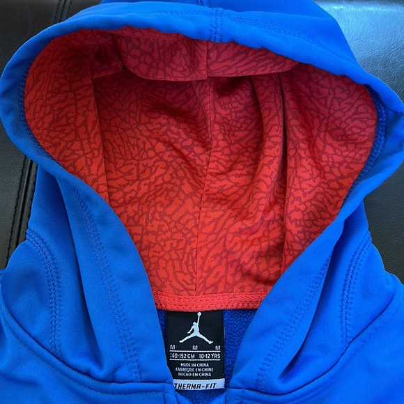 Jordan zip up hooded jacket YM - Picture 5 of 15